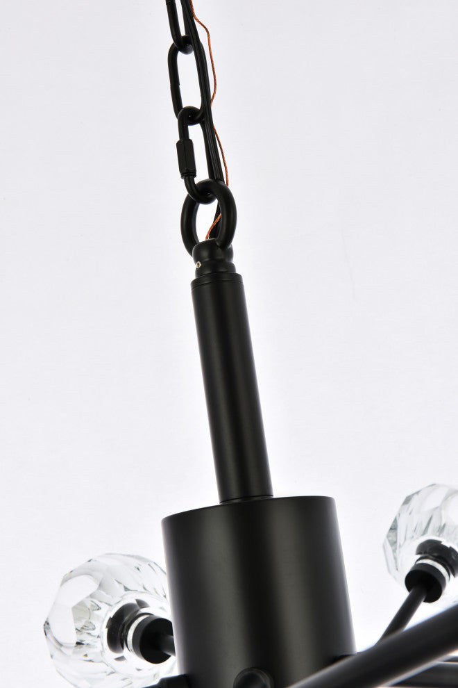 18 Light Pendant, Black