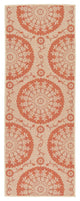 Unique Loom Beige Medallion Outdoor 2' 2 x 6' 0 Runner Rug