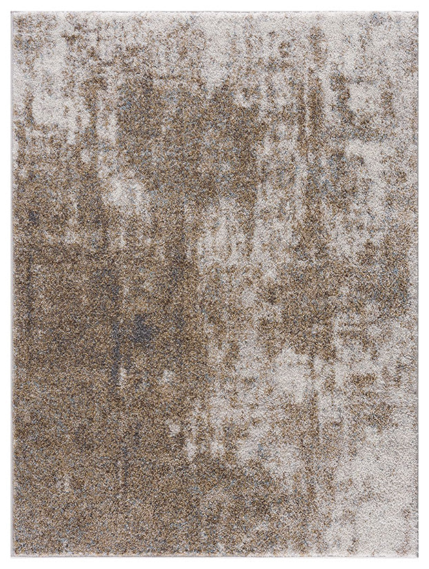 Madison Park Abstract Cozy Shag Area Rug, Brown, Runner