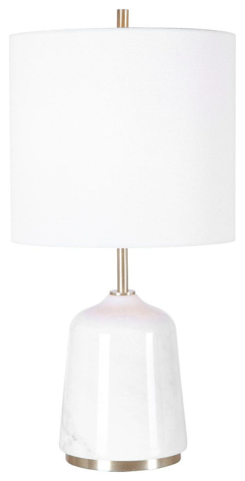 Uttermost Eloise White Marble Table Lamp