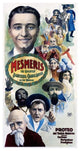 "Mesmeris/The Greatest Lightening Change Artist in the World" Paper Art, 20"x38"