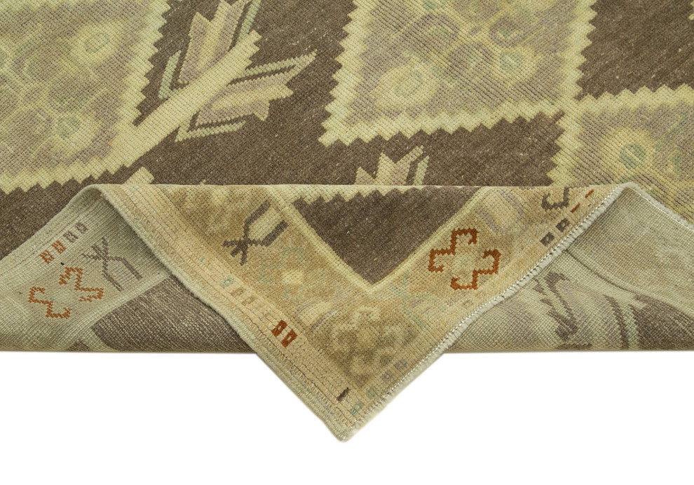 Rug N Carpet - Hand-knotted Turkish 5' 3'' x 8' 4'' Distressed Wool Rug