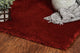 KAS Bliss 1564 Red Shag Area Rug, 5' x 7'