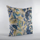 Plutus Blue Mountain Flower Floral Luxury Throw Pillow, 20"x36"