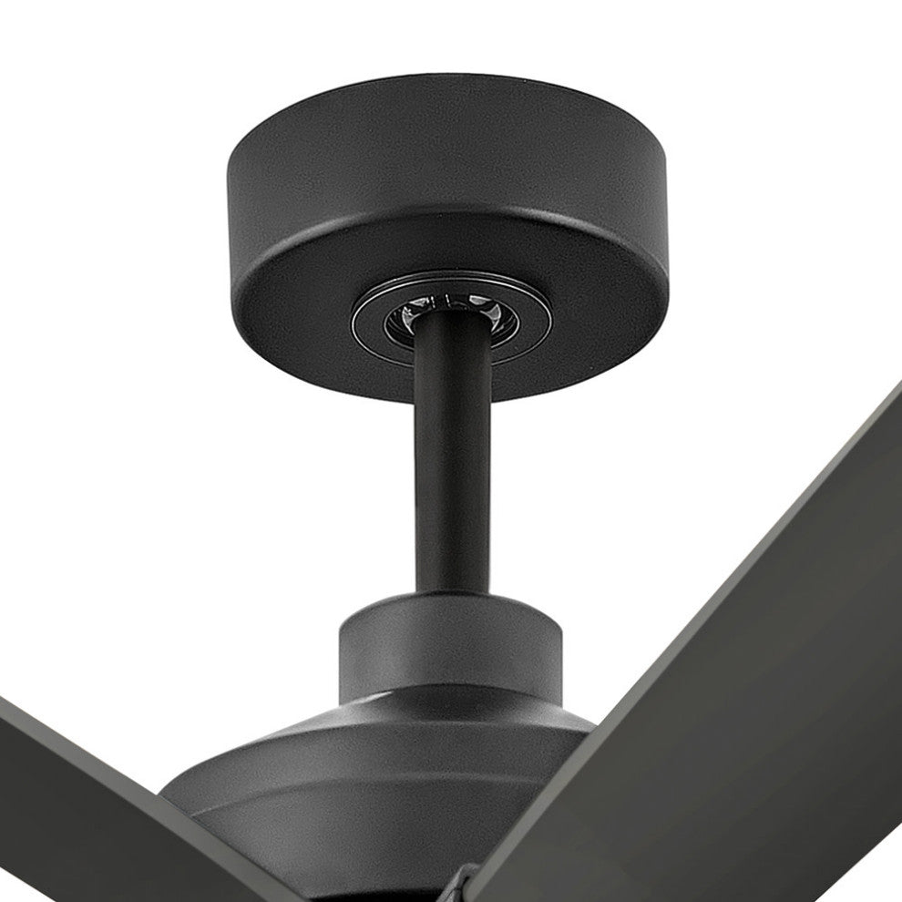Hinkley Turbine 80" Led Smart Fan, Matte Black