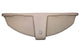 Nantucket Sinks 18"x12" Undermount Ceramic Sink, Bisque