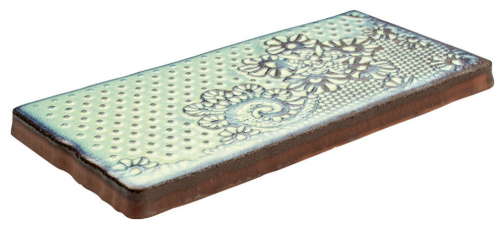 Antic Feelings Ceramic Wall Tile, Aqua Marina, Sample