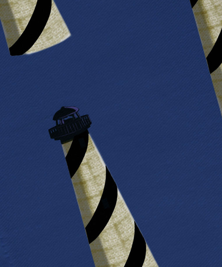 Beacon, Geometric Print Napkin, Blue, Set of 4