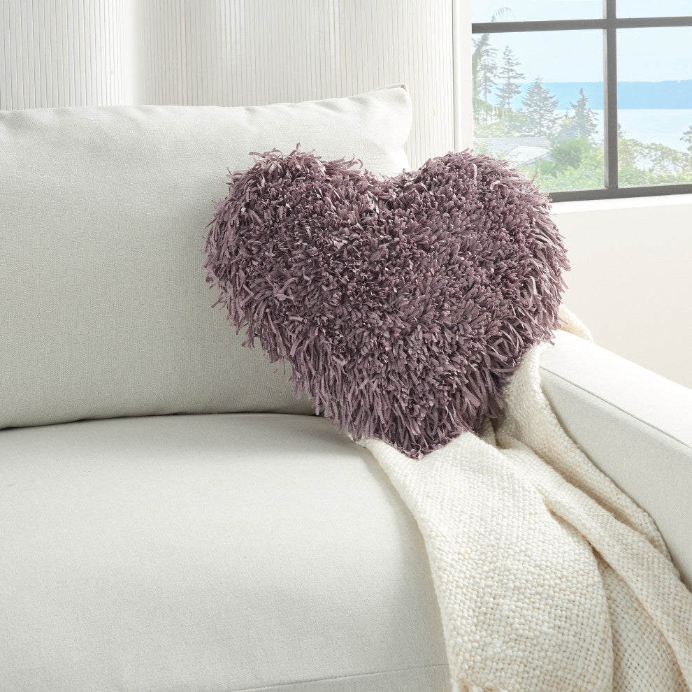 Mina Victory TL001 Throw Pillow, Lavender, 18" x 18"