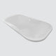 Bordeaux Contemporary White Acrylic Contoured Drop-In Bath Tub 70"x35"