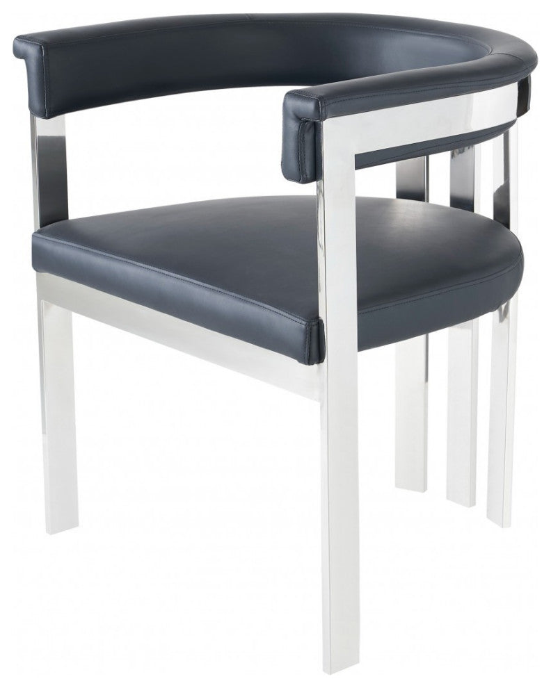 Black Silver Dining Chair