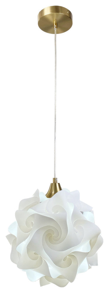 Hado Pendant Light, Gold, Small