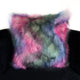 Plutus Northern Lights Animal Faux Fur Luxury Throw Pillow, 18"x18"