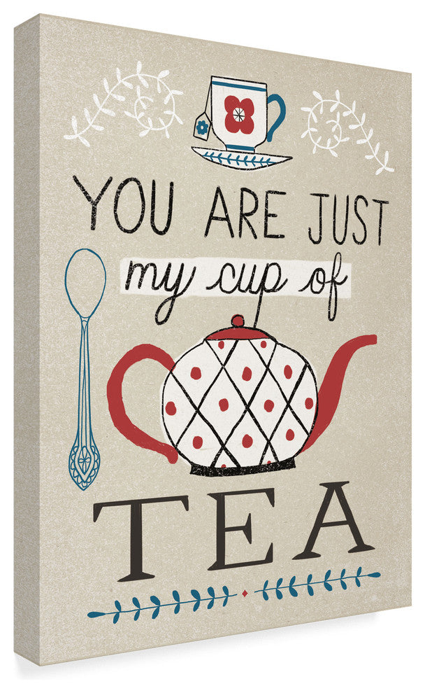 Oliver Towne ''Cup Of Tea'' Canvas Art, 14"x19"