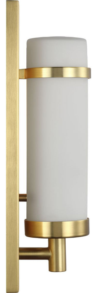 Hartwick Collection Satin Brass 1-Light Wall Sconce
