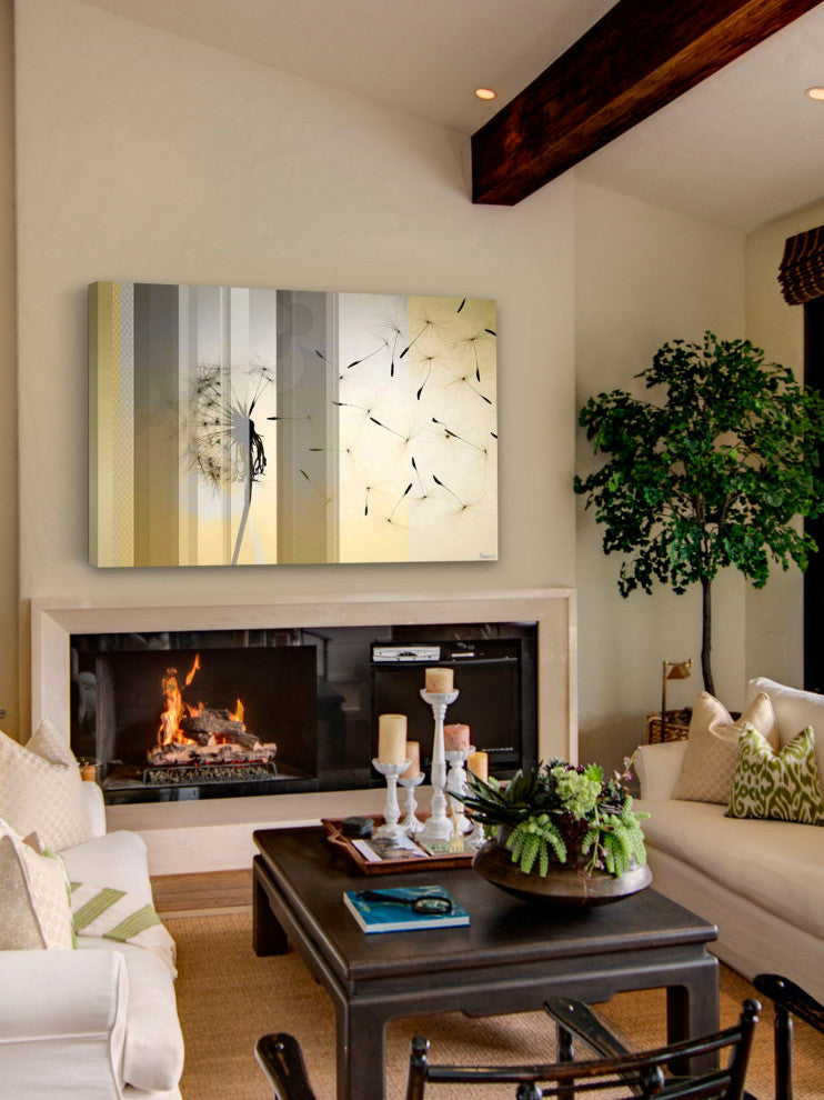 "Dandelion" Fine Art Canvas Print, 45"x30"