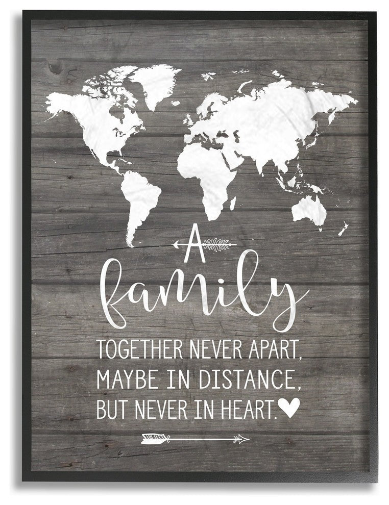 Stupell Ind. Family Together In Heart Framed Giclee Art, 16x20