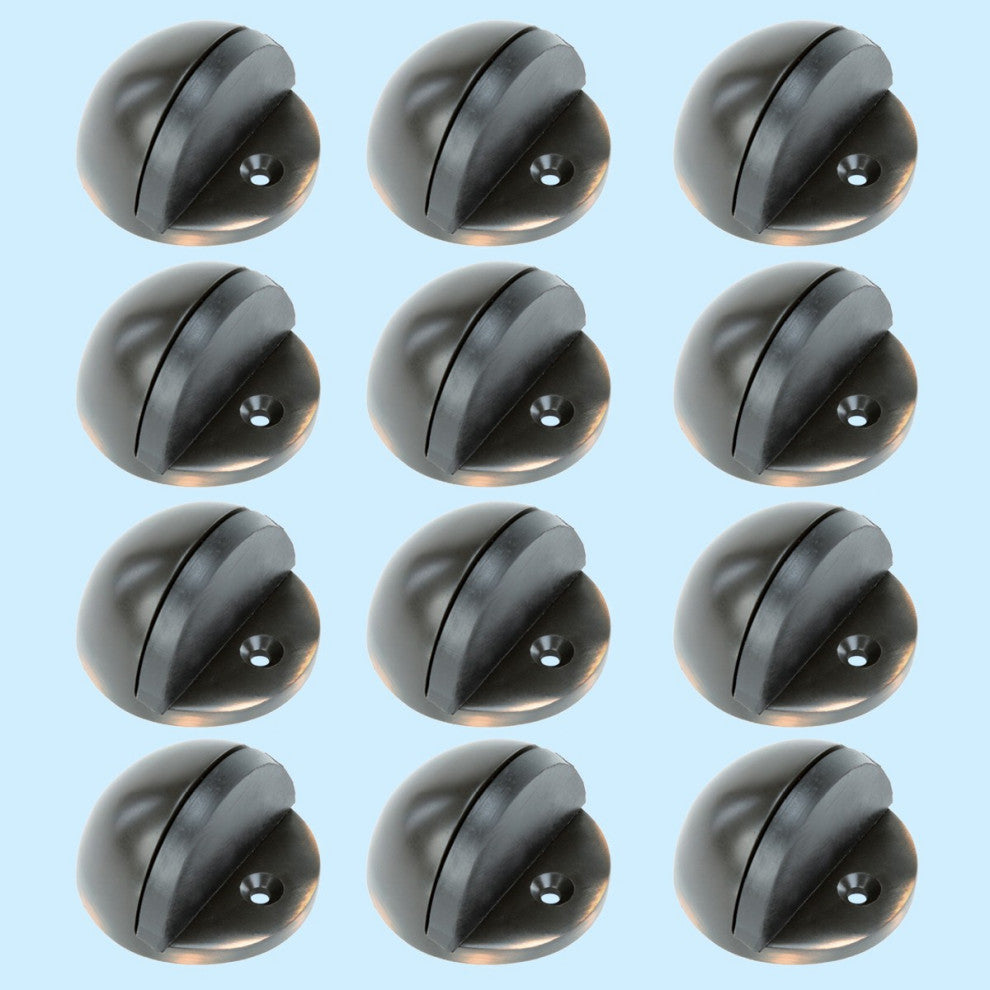 Oil Rubbed Bronze Door Stopper Adjustable Height Floor Mount Pack of 12