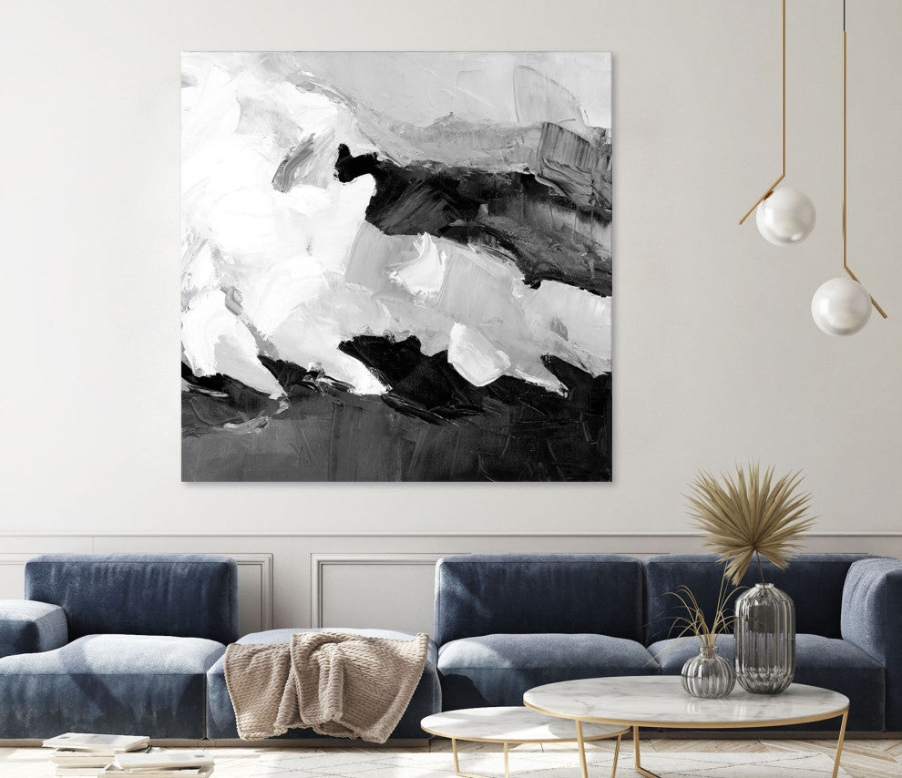 Meadow Vally Fire V2 - 54 x 54 by Julie Devine