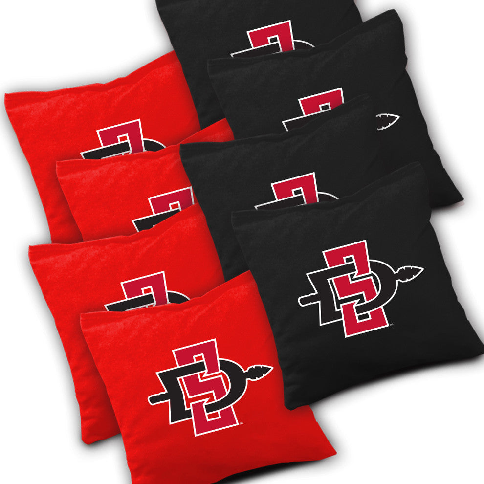 San Diego State Distressed Cornhole Set