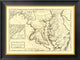 "State of Maryland, 1795" Framed Canvas Giclee by Mathew Carey, 26"x20"