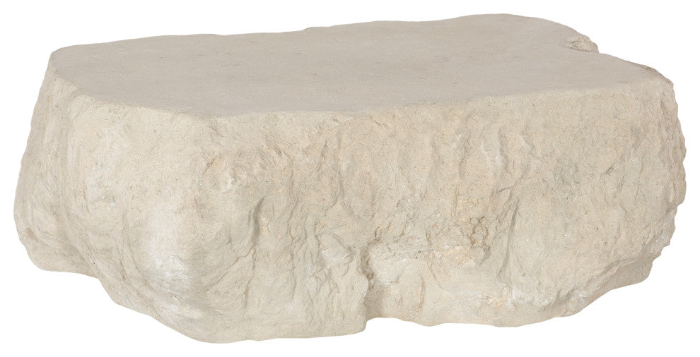 Quarry Coffee Table, Large, Roman Stone