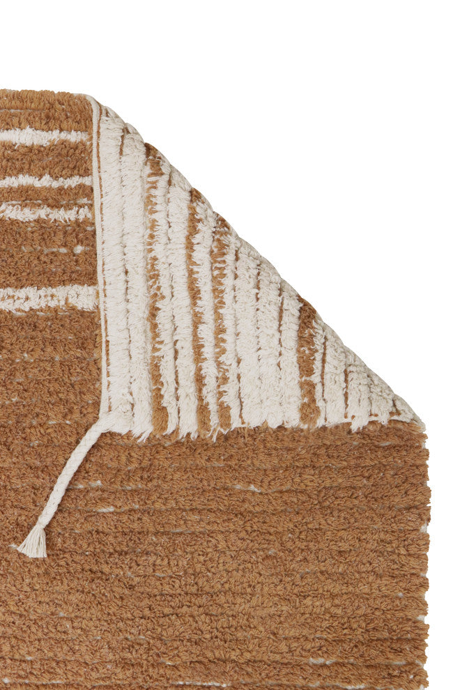 Reversible washable rug Twin Toffee