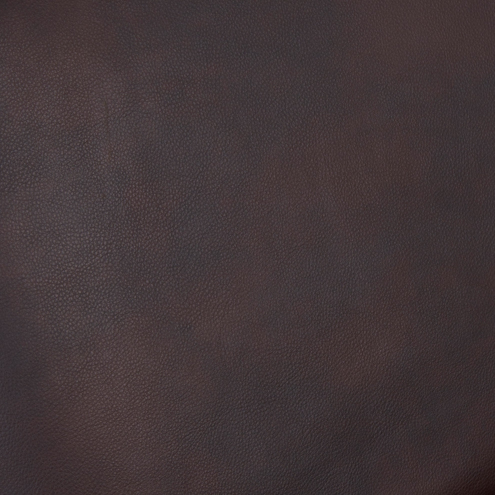 Solaris Wood Arm Push Back Recliner, Burnished Brown