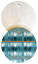 Caroline Okun Baby Teeth Mudcloth Cutting Board Round