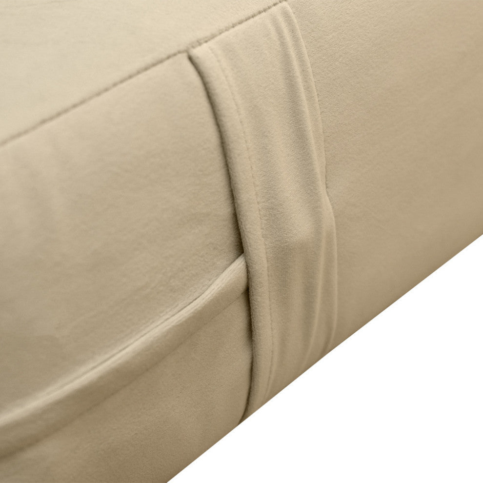 Knife Edge 8" Twin Size 75x39x8 Velvet Indoor Daybed Mattress |COVER ONLY|-AD304