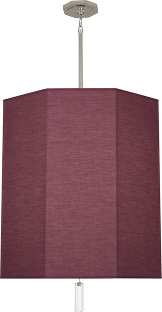 Kate Pendant, Rosewood, Polished Nickel
