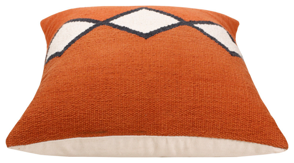 Southwestern Woven Center Diamond Throw Pillow, 20" x 20"