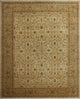 Vegetable-Dyed Versailles Taj Ivory Rug, 8'1x10'5