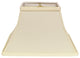 14" Ivory Rectangle Bell No Slub Lampshade