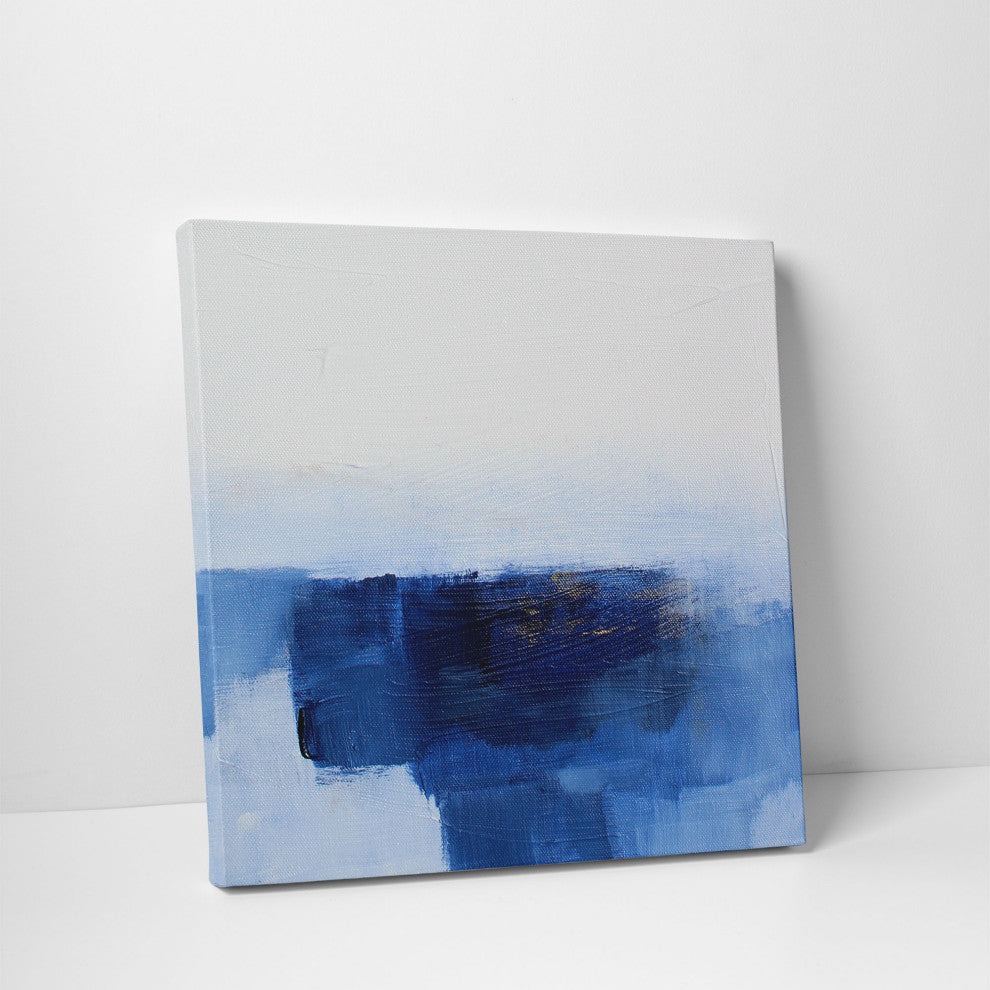 Blue Madness' Wrapped Canvas Wall Art by Karen Moehr