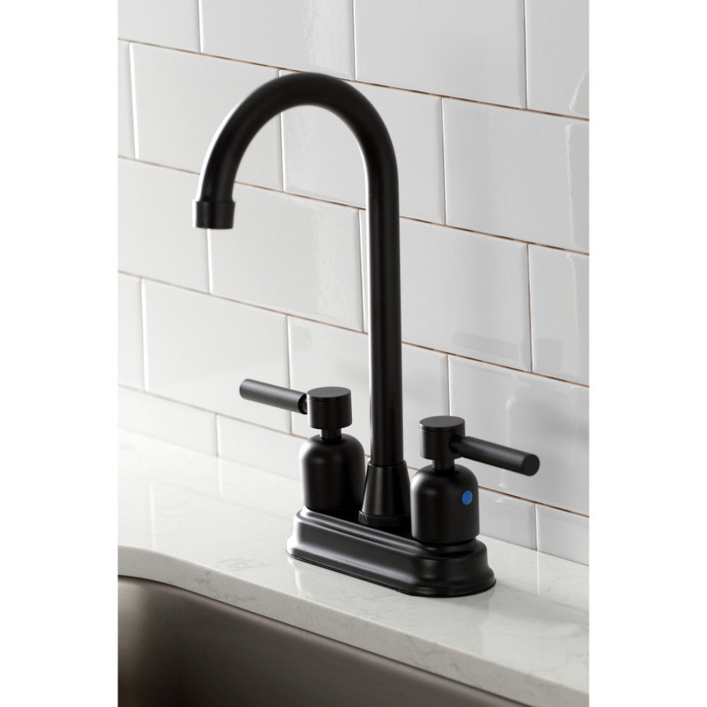 Kingston Brass KB8490DL Concord Bar Faucet, Matte Black