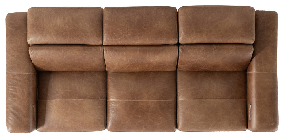 Bernhardt Lioni Leather Power Motion Sofa
