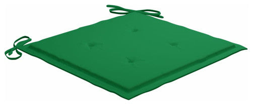 vidaXL Chair Cushion 4 Pcs Outdoor Patio Seat Cushion Green Oxford Fabric