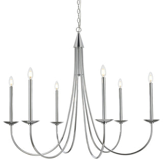Home Living 42" Chandelier, Chrome