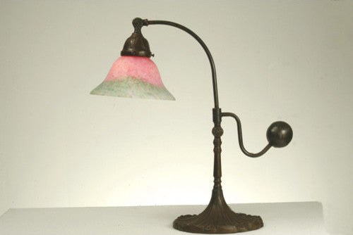 Meyda Lighting 19"H Counter Balance Pink and Green Accent Lamp