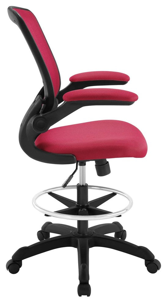 Veer Drafting Stool, Red