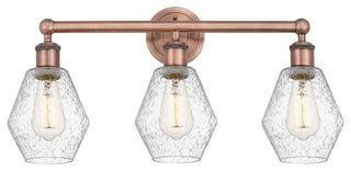 Cindyrella 3-Light 24" Bath Vanity Light, Antique Copper, Seedy Shade