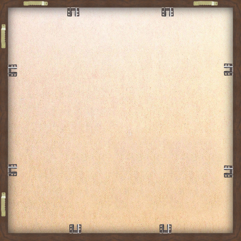 "Brown Tiles" Framed Painting Print, 32"x32"