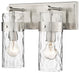 Zlite 3035-2V-BN 2-Light Vanity, Clear