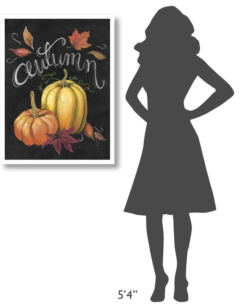 "Autumn Harvest I Gold Pumpkin" Digital Paper Print by Mary Urban, 26"x34"