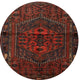 Ahgly Company Indoor Round Traditional Area Rugs, 3' Round