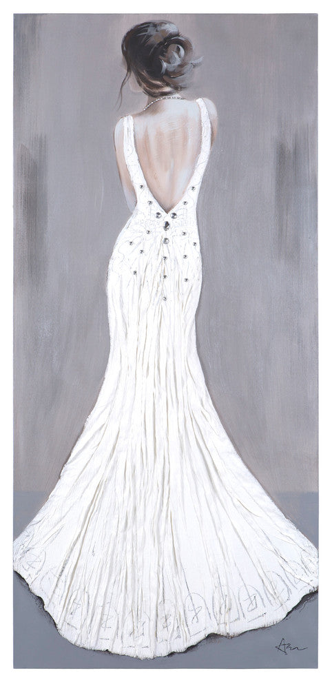 Woman in White Decorative Art