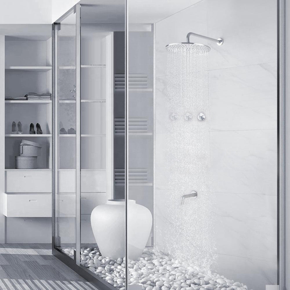 Fontana Oceana Shower Set With Rain Shower Head