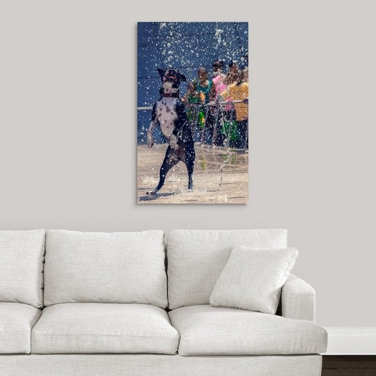 "Riley" Wrapped Canvas Art Print, 22"x36"x1.5"