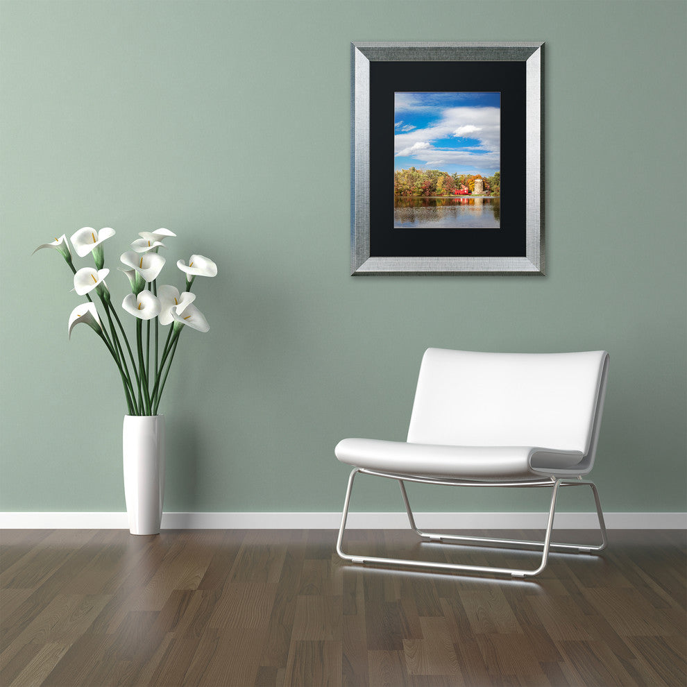 Jason Shaffer 'Morgan Street 5', Silver Frame, Black Mat, 16x20